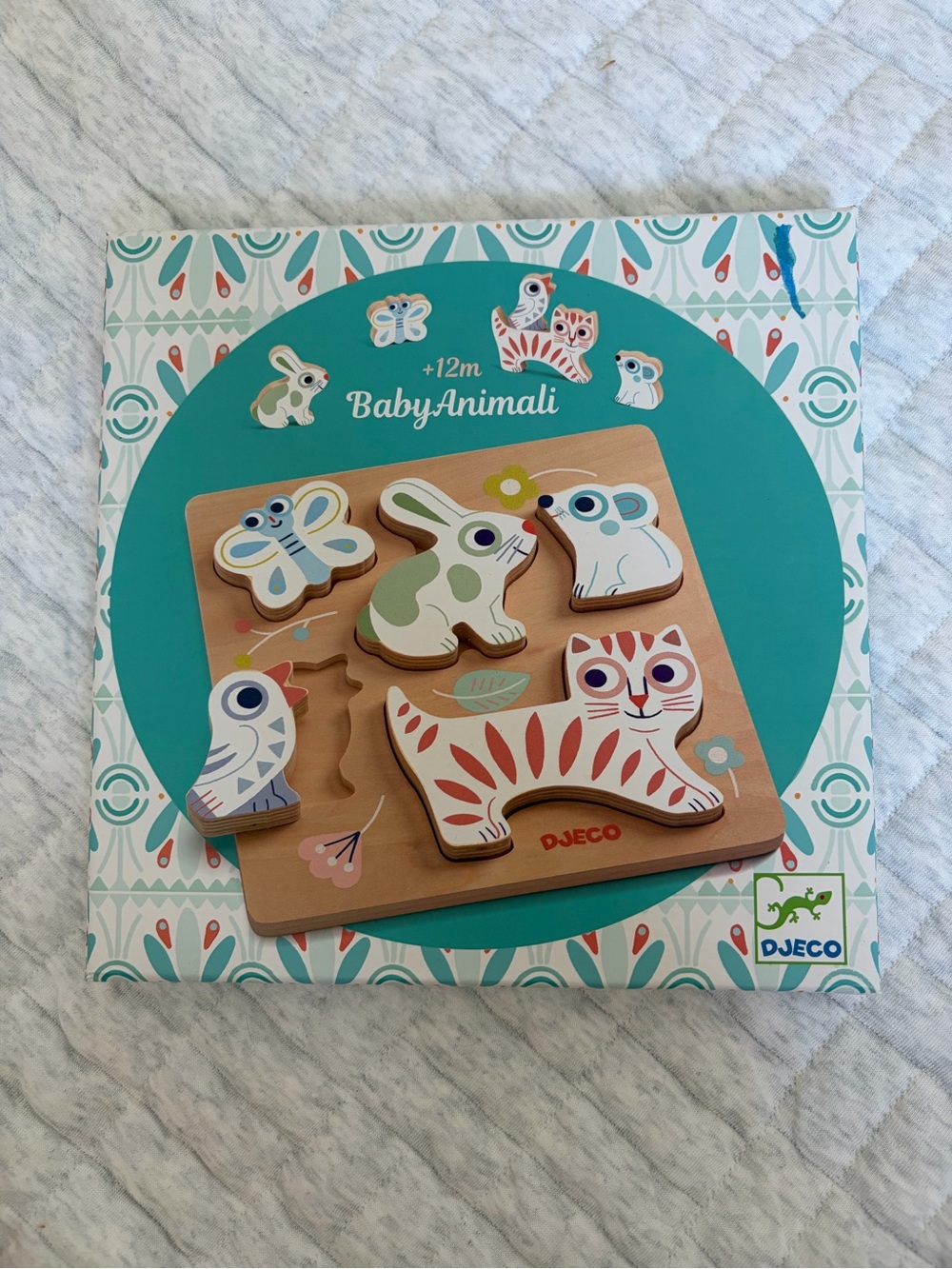 DJeco Baby Animali Wooden Animal Puzzle